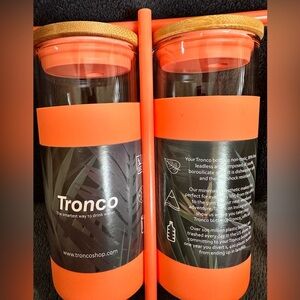 Tronco Reusable Glass Tumbler